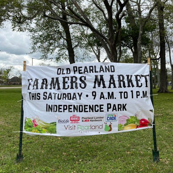 Old Pearland Farmers Market Sign
