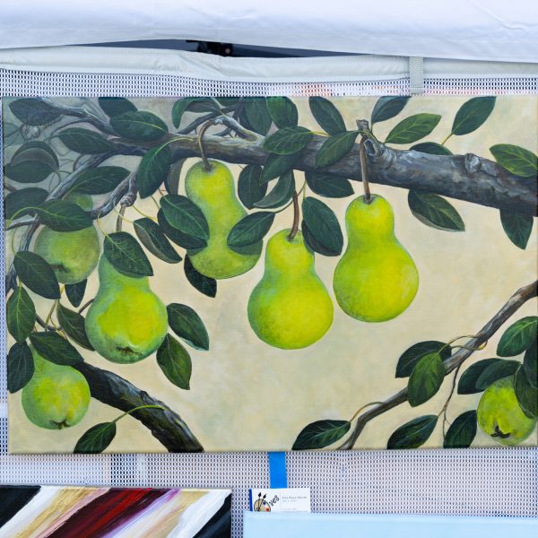 Pear painting at Pearland arts event